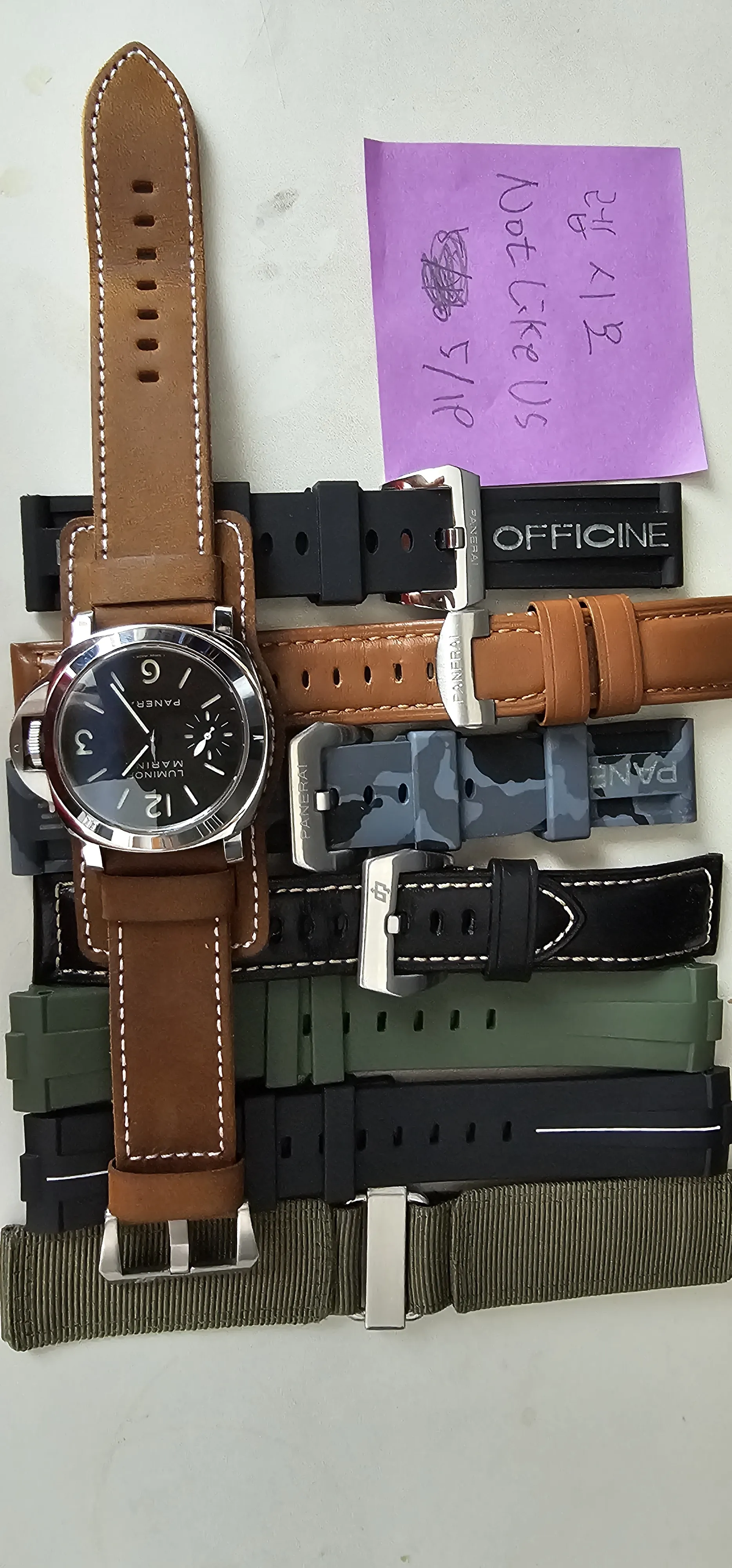 HW 파네라이 PAM 111 + 스트랩 7종 (끌올)