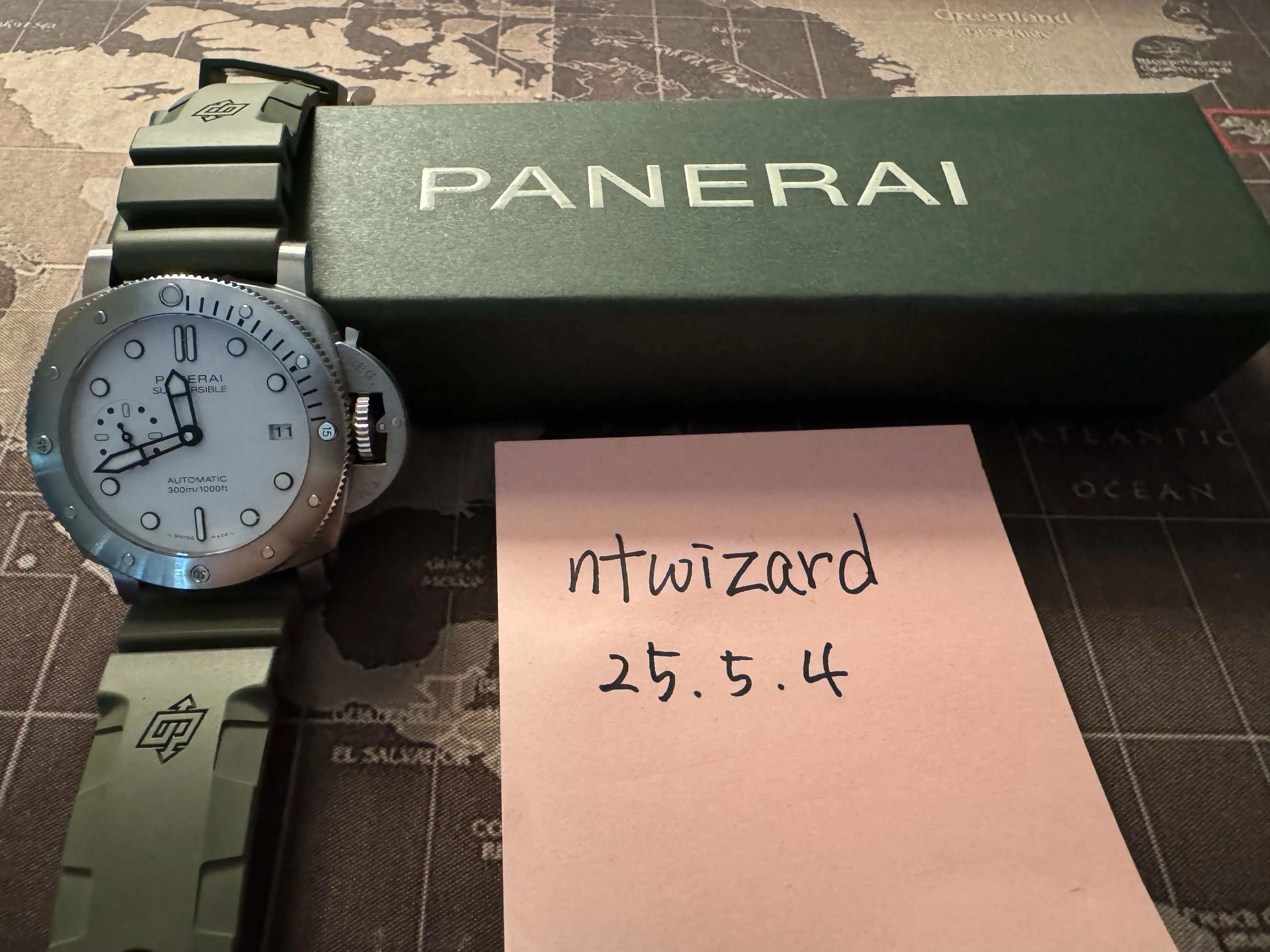 VSF PANERAI Luminor Submersible Bianco PAM 2223 42mm / 정품밴드 /워치스미스